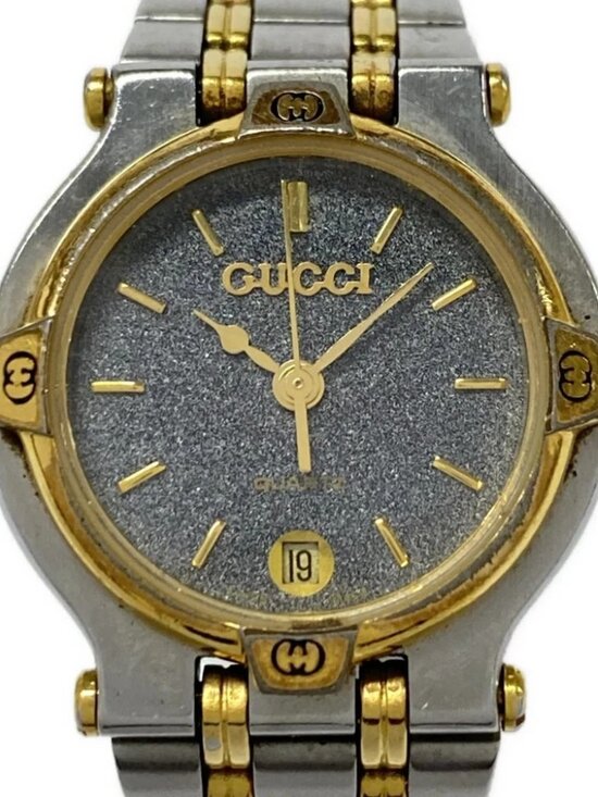 GUCCI - 9000L 0****** Silver Gold Women\'s Wrist Watch main image 5
